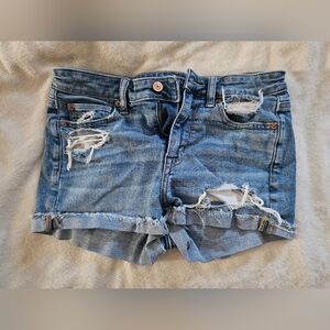American Eagle Distressed Denim Shorts